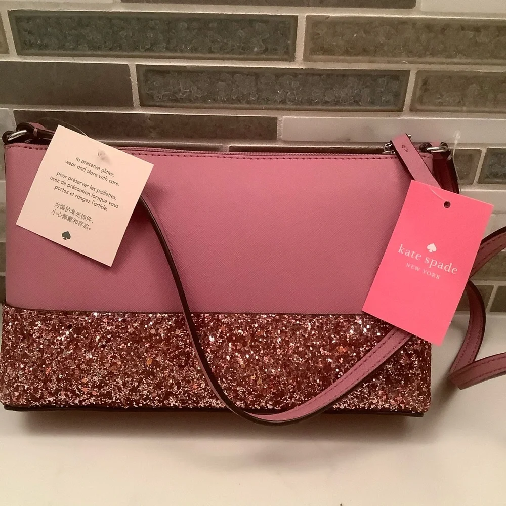 Kate Spade Dusty Peony Crossbody Greta Court Ramey NWT